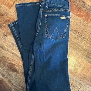 Wrangler Dark Blue Boot Cut Jeans